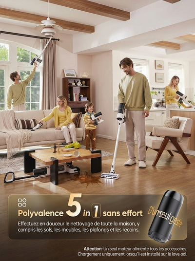 Tineco Floor One Switch S6 Stretch Plus Aspirateur laveur