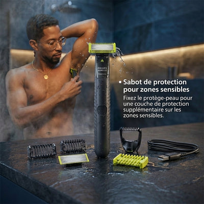 Philips OneBlade Visage + Corps Rasoir Électrique Hybride