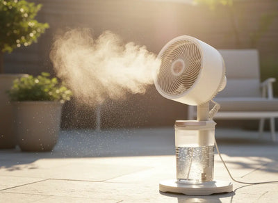 Shark FlexBreeze Pro Mist – Ventilateur Brumisateur Sur Pied & de Table Intérieur/Extérieur Sans Fil – photo 6 – Algérie