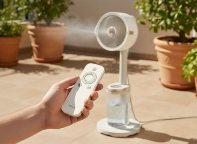 Shark FlexBreeze Pro Mist – Ventilateur Brumisateur Sur Pied & de Table Intérieur/Extérieur Sans Fil – photo 2 – Algérie