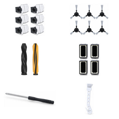 Kit d'accessoires d'origine Dreame X50 Ultra Complete 20 pièces : sacs, brossettes, brosses principales, filtres – Algérie