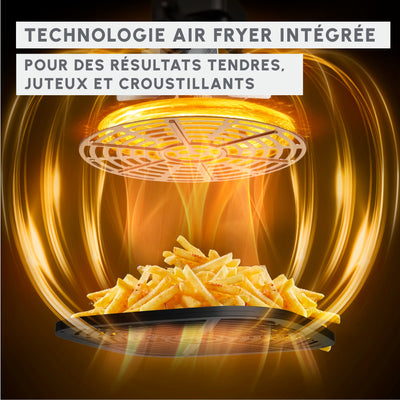 Technologie air fryer intégrée du Multicook & Fry : des frites tendres et croustillantes