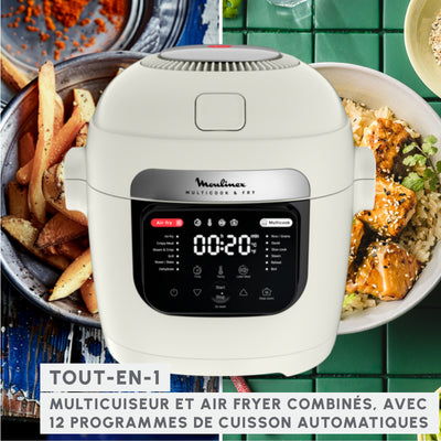 Multicook & Fry tout-en-1 : multicuiseur et air fryer combinés avec 12 programmes de cuisson automatiques