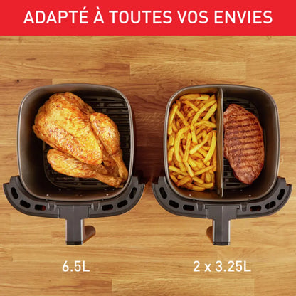 FRITEUSE A AIR EASY FRY & GRILL XXL 6,5 L, air fryer, grill, 8 prog., 2 zones cuisson