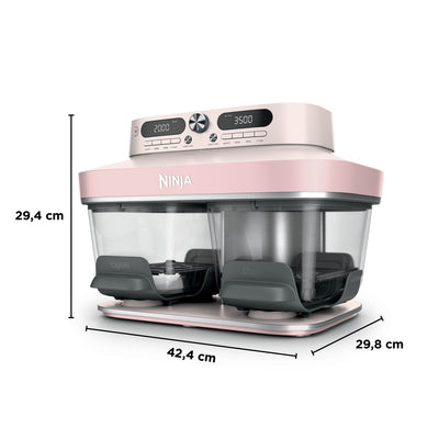 Dimensions du Ninja CRISPi DualZone : 42,4 × 29,8 × 29,4 cm