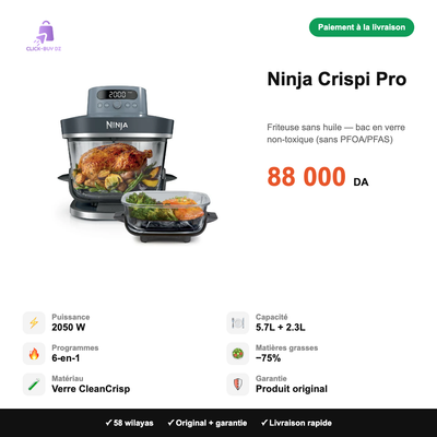 Ninja Crispi Pro — spécifications