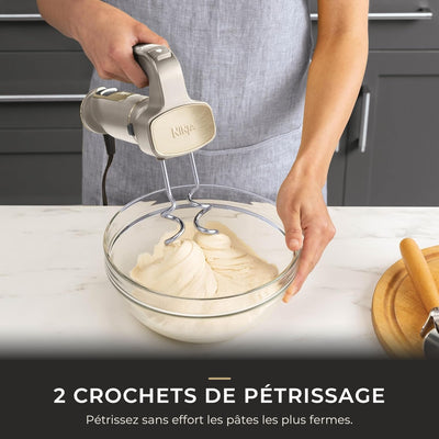2 crochets de pétrissage du batteur Ninja Foodi pour les pâtes fermes