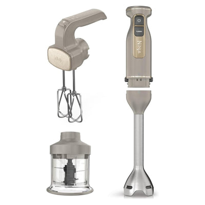 Ninja Foodi 3-en-1 Stone Gold : batteur, mixeur plongeant et hachoir 700 ml