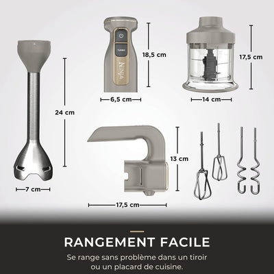 Dimensions et rangement compact du Ninja Foodi 3-en-1