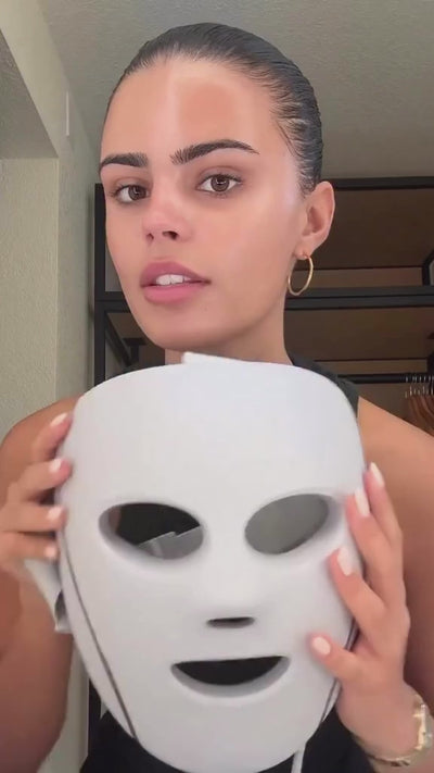 Shark Masque LED Visage Universel – Technologie Dermatologique à Domicile
