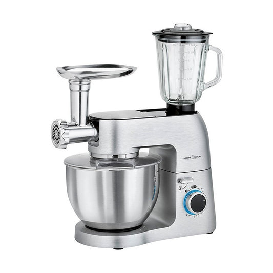 Proficook Robot pétrin Multifonctions 3en1 6,5L 1500W