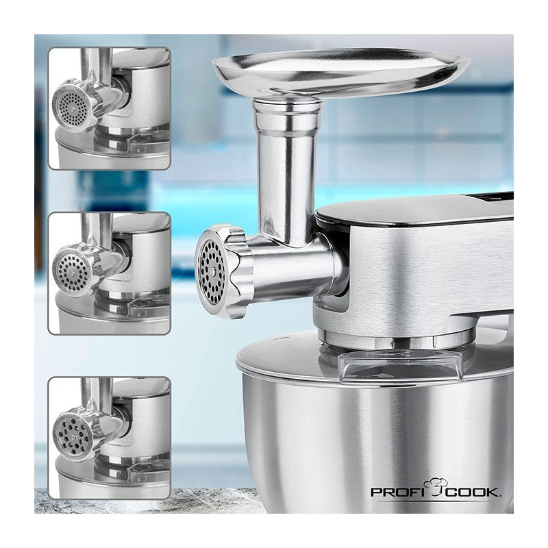 Proficook Robot pétrin Multifonctions 3en1 6,5L 1500W