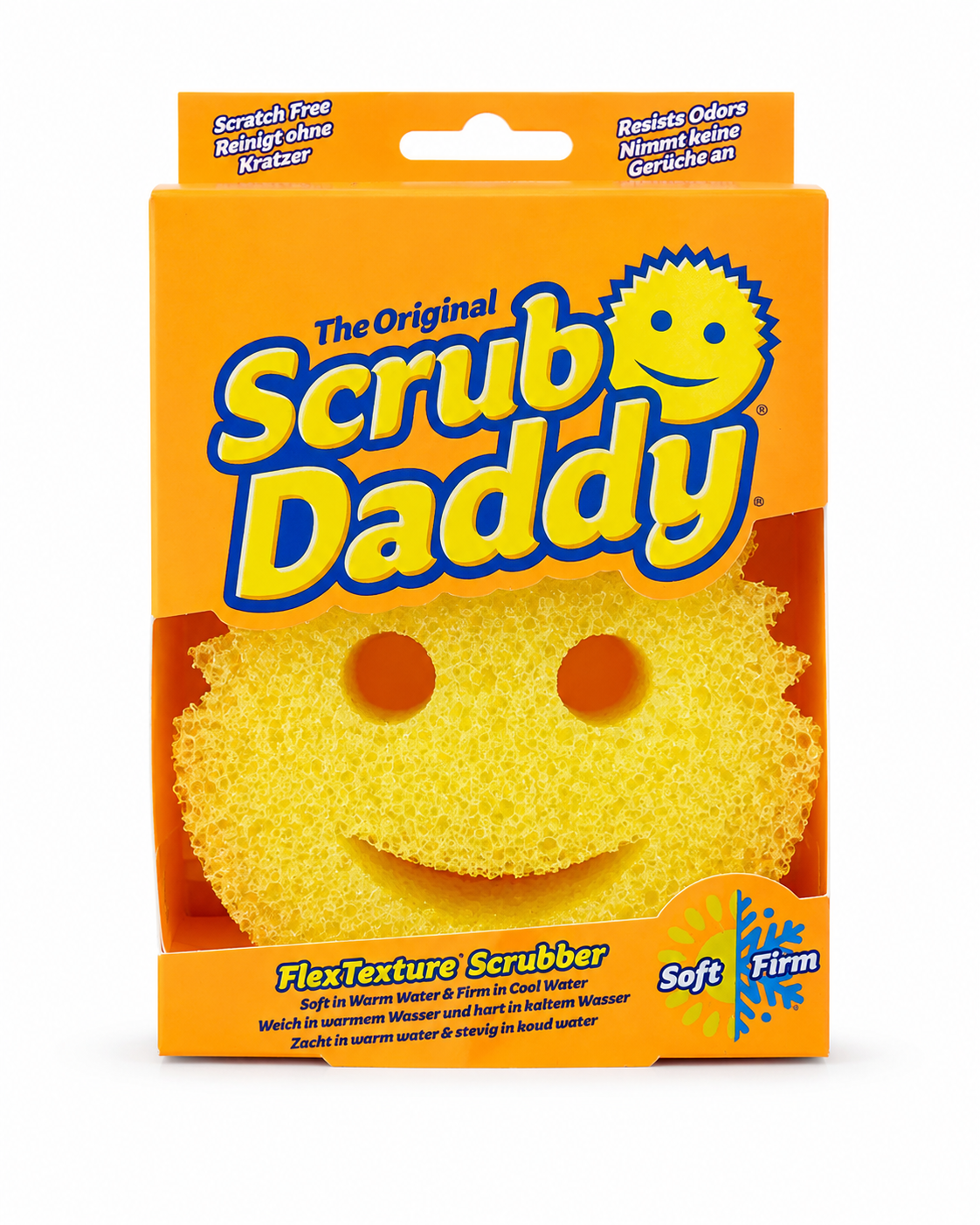 Scrub Daddy Original jaune – éponge FlexTexture anti-rayures