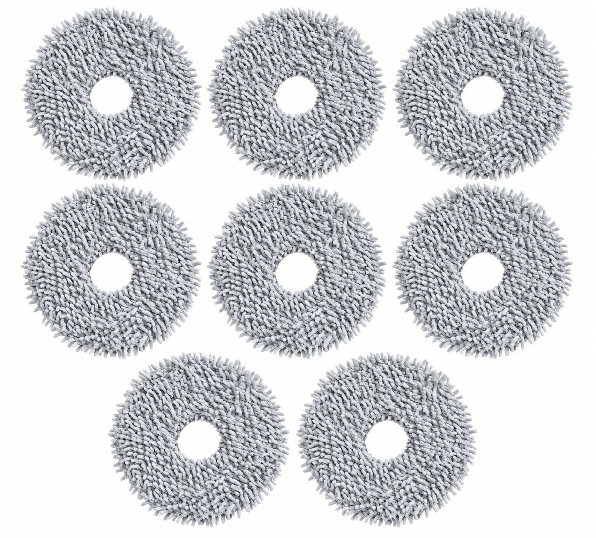 8 serpillières rondes en microfibre grise d'origine Dreame X40 Ultra Complete – Algérie