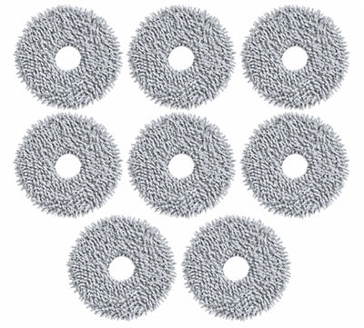8 serpillières rondes en microfibre grise d'origine Dreame X40 Ultra Complete – Algérie