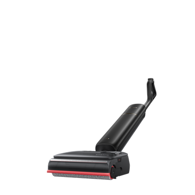 Dreame T16 Pro Heat R incliné — nettoie sous les meubles