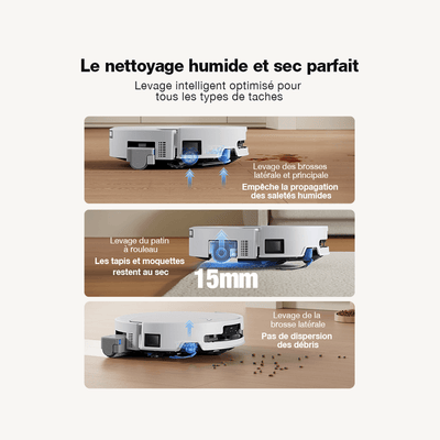 Ecovacs Deebot T90 Pro Omni aspirateur robot laveur blanc 30 000 Pa station Omni Algérie