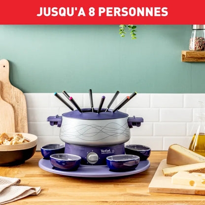 Tefal Simply Invents Fondue électrique, 8 personnes,Thermostat règlable,