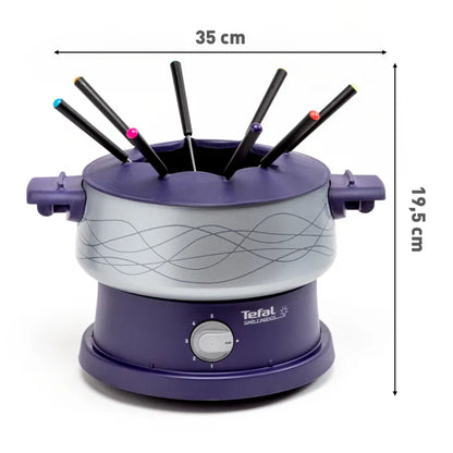 Tefal Simply Invents Fondue électrique, 8 personnes,Thermostat règlable,