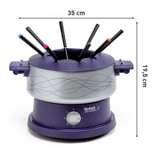 Tefal Simply Invents Fondue électrique, 8 personnes,Thermostat règlable,