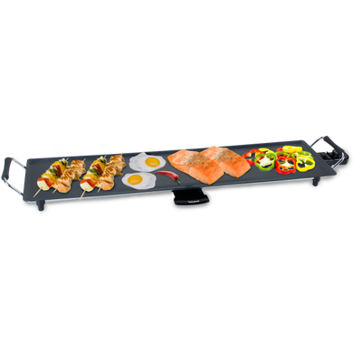 Techwood Teppan Yaki Grill Plancha Jumbo – Cuisinez Facilement pour Toute la Famille