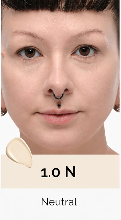 The Ordinary Serum Foundation — teinte 1.0 N (très clair, neutre)