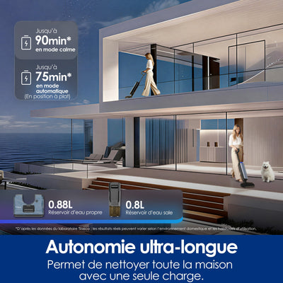 Tineco Floor One S9 Artist Steam Pro aspirateur laveur vapeur sans fil Algérie