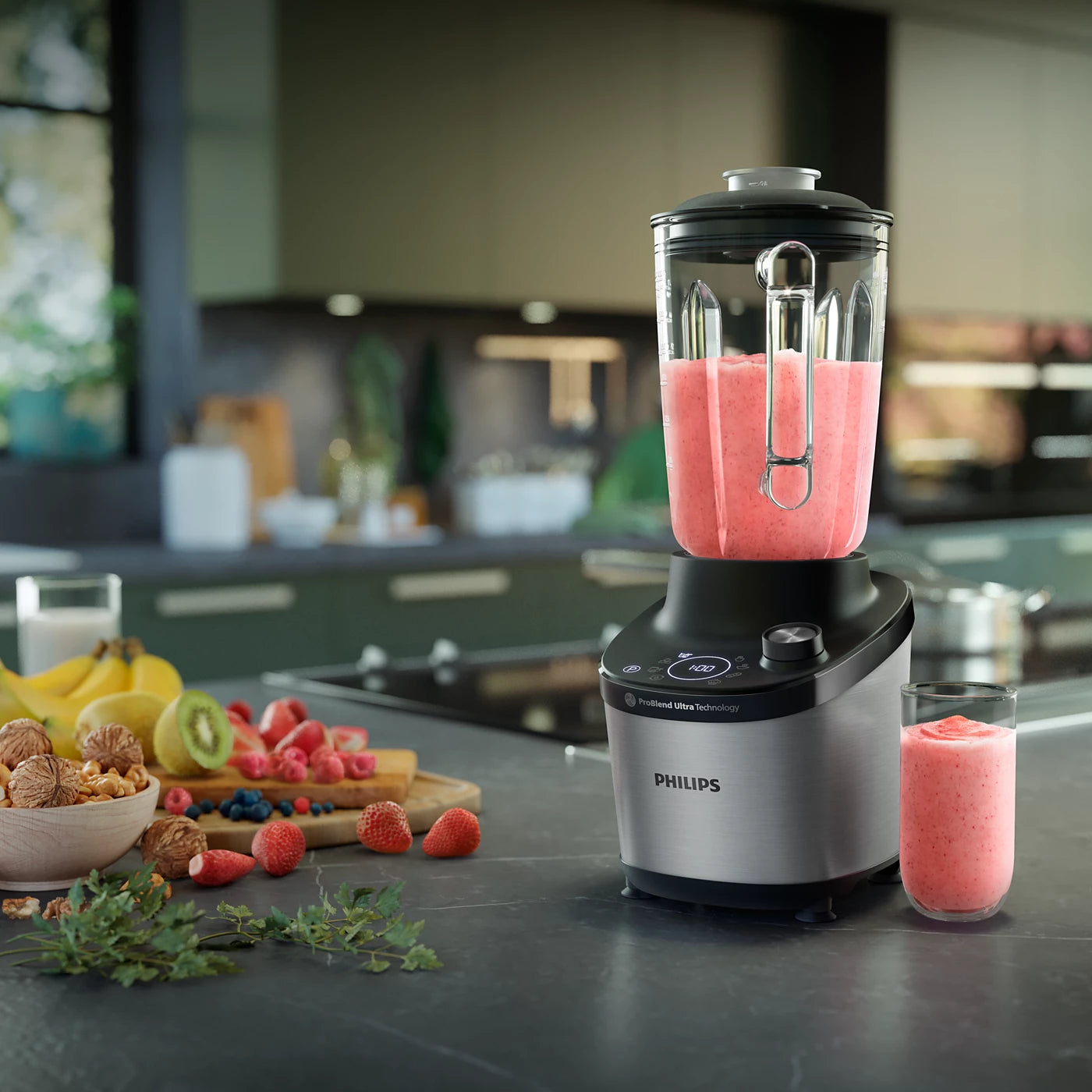 Philips High Speed Blender mixage fruits congelés